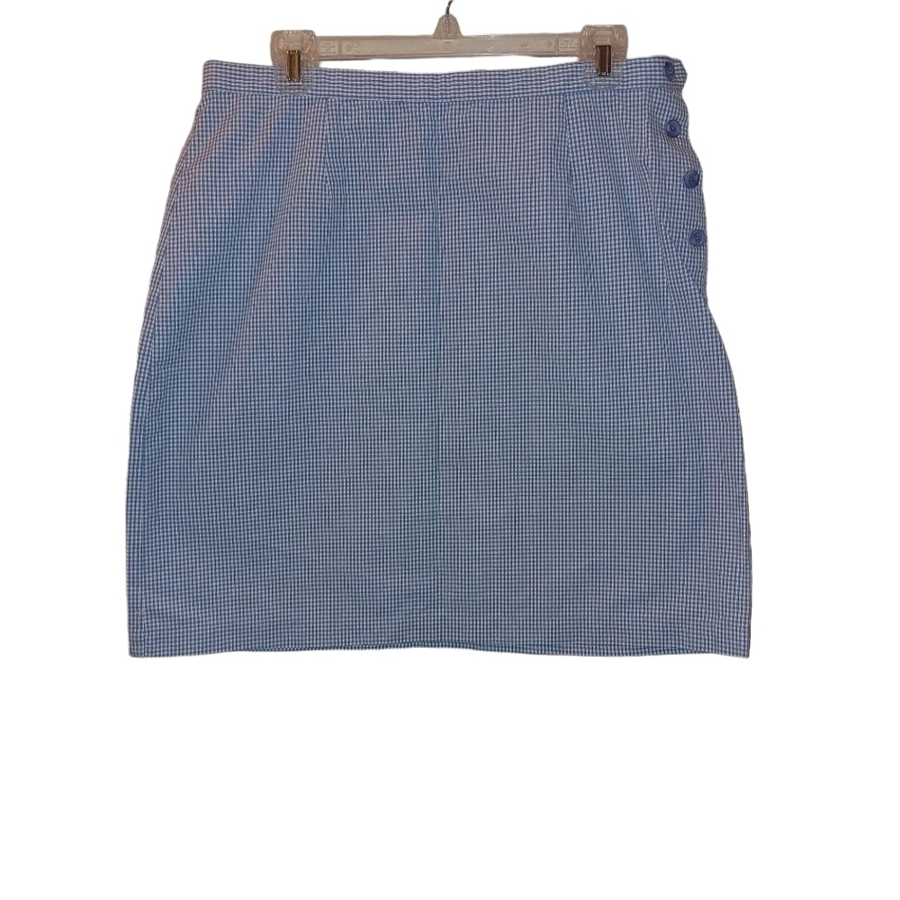 CHRISTOPHER & BANKS LADIES MIDI COTTON SKIRT